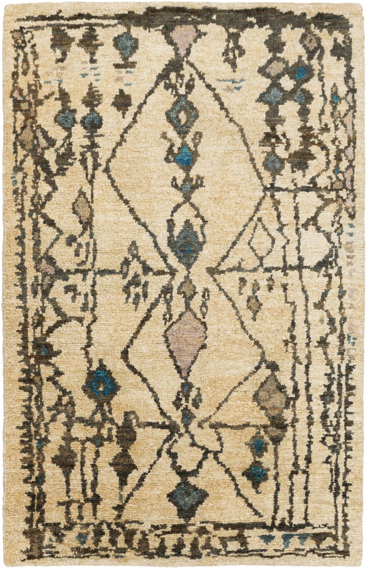 Aqua Hand Knotted 100% Jute Global Rectangle Handmade rug, Indoor use only, no fringe, non-washable. round also available