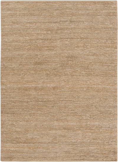 Tan Hand Woven 100% Jute Cottage Rectangle Handmade rug, Indoor use only, no fringe, non-washable. round, runner, square also available