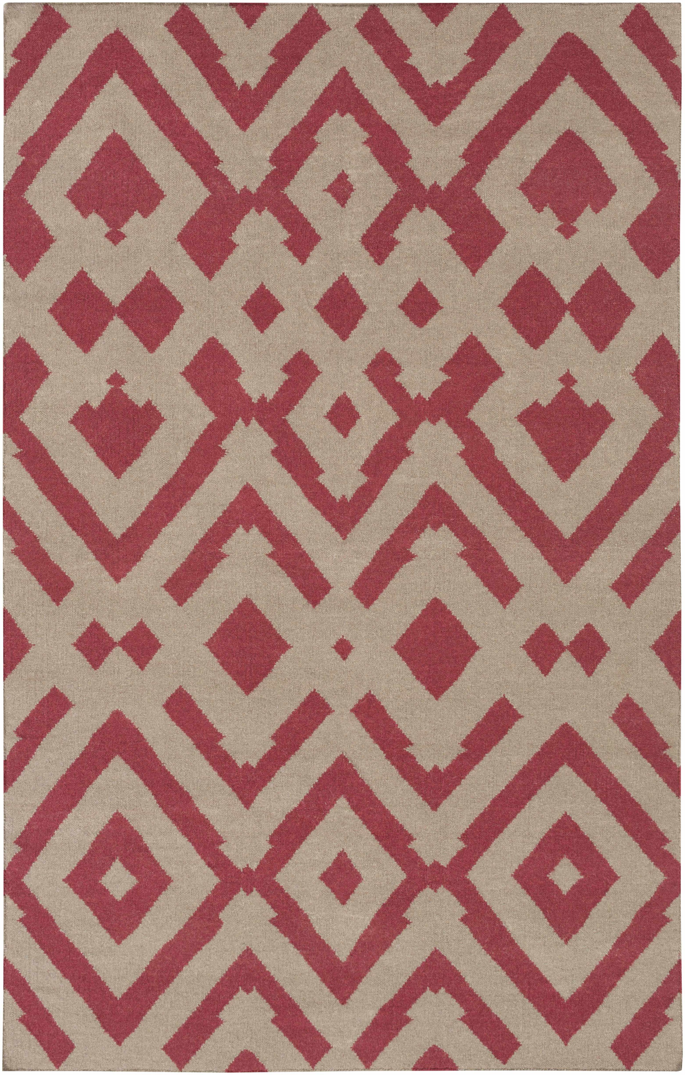 Taupe Hand Woven 100% Wool Modern Rectangle Handmade rug, Indoor use only, no fringe, non-washable. runner also available