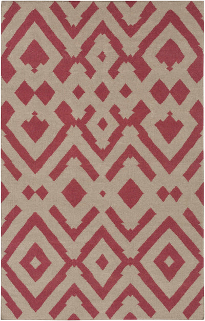 Taupe Hand Woven 100% Wool Modern Rectangle Handmade rug, Indoor use only, no fringe, non-washable. runner also available