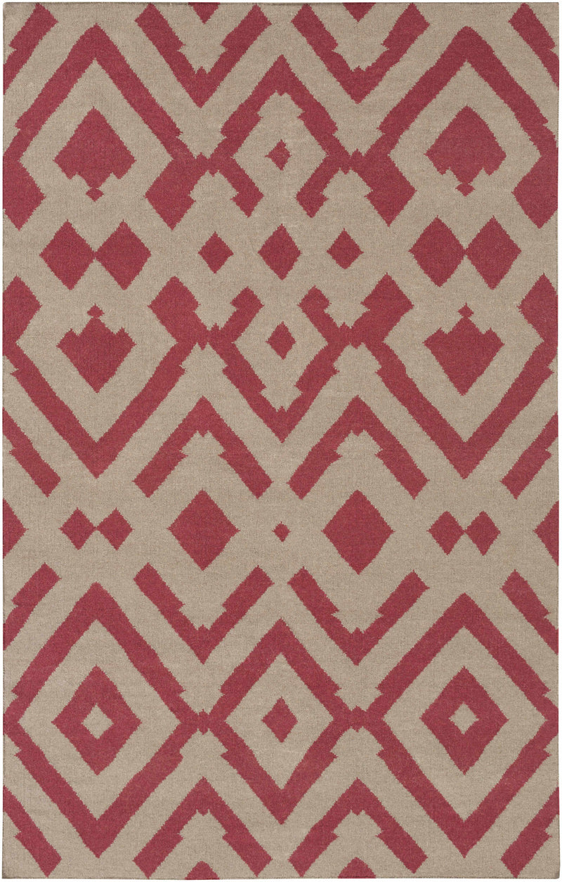Taupe Hand Woven 100% Wool Modern Rectangle Handmade rug, Indoor use only, no fringe, non-washable. runner also available