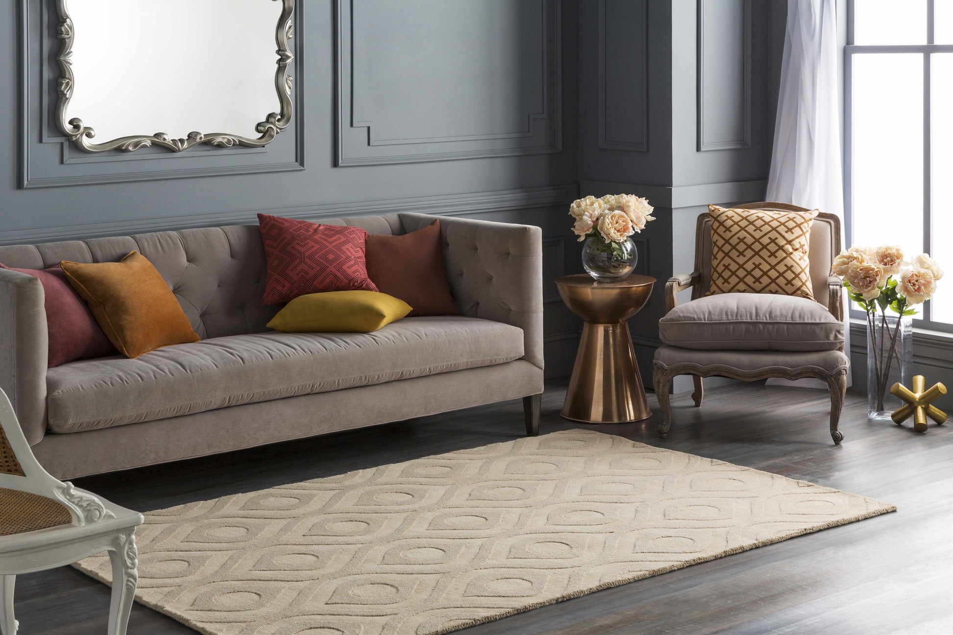 Central Park AWHP-4005 Hand Loomed Rug