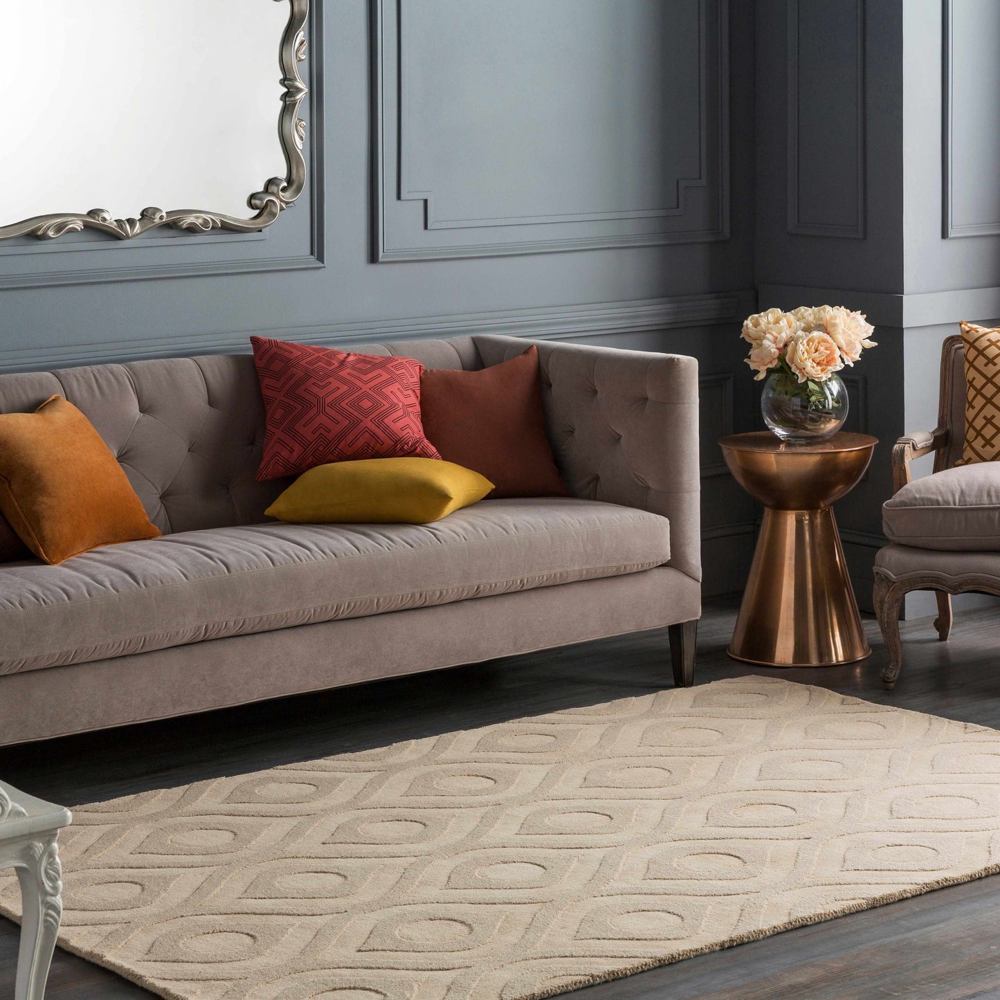 Central Park AWHP-4005 Hand Loomed Rug