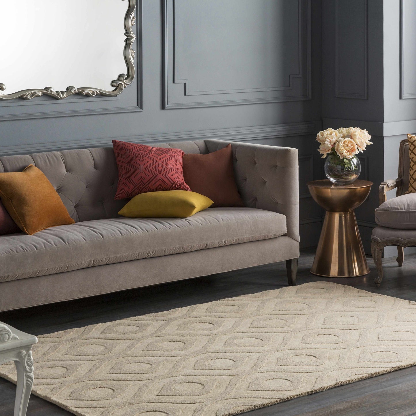 Central Park AWHP-4005 Hand Loomed Rug