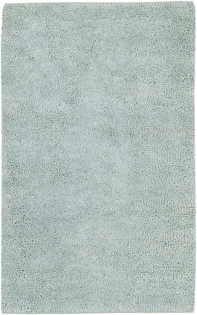 Ice Blue Hand Woven 100% Wool Modern Rectangle Handmade rug, Indoor use only, no fringe, non-washable. round also available