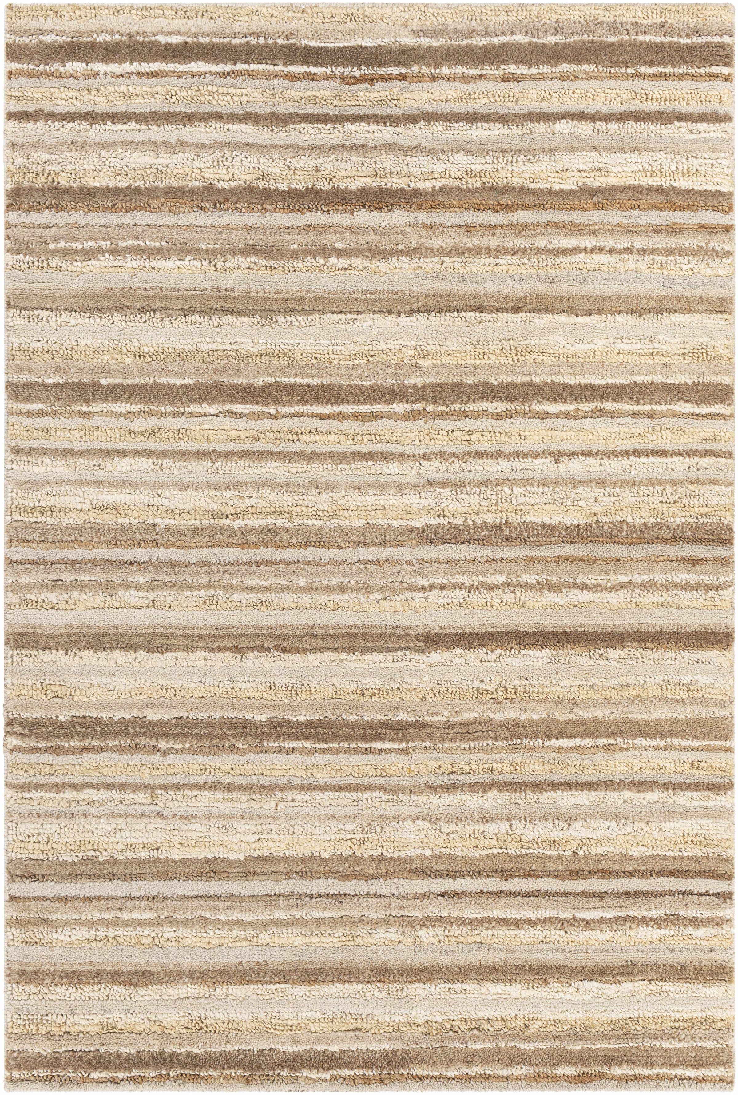 Dark Brown Hand Woven 50% Jute, 50% Wool Traditional Rectangle Handmade rug, Indoor use only, no fringe, non-washable.