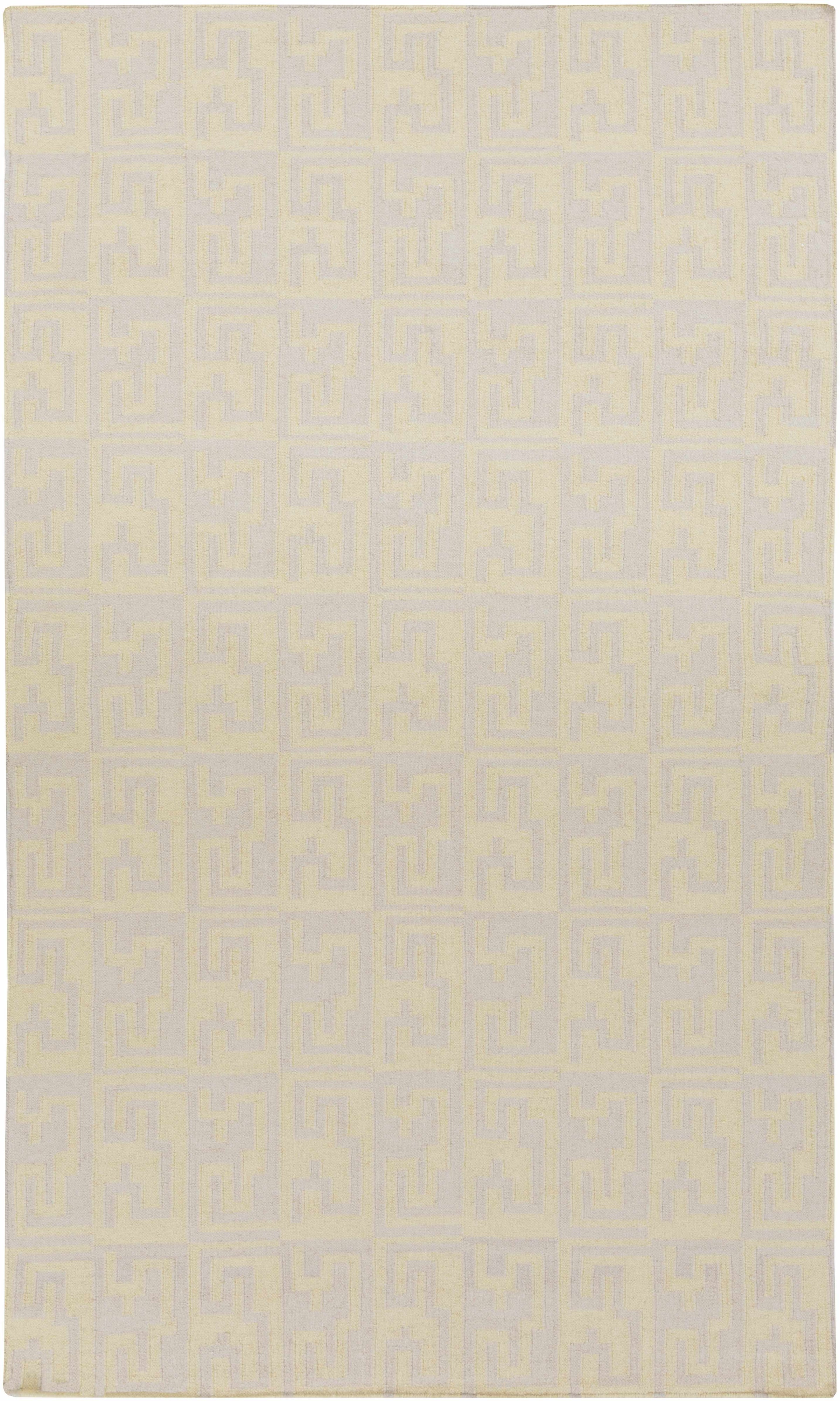 Light Gray Hand Woven 100% Wool Cottage Rectangle Handmade rug, Indoor use only, no fringe, non-washable. runner also available