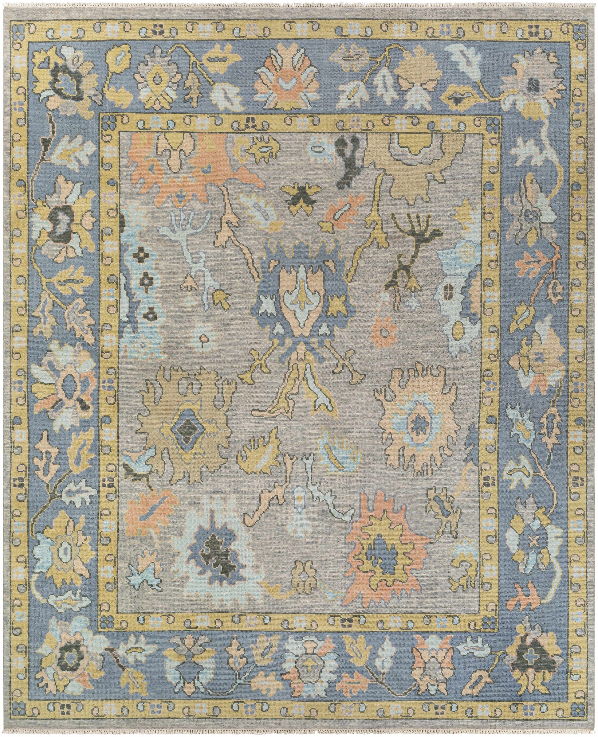 Ushak USK-2303 Hand Knotted Rug