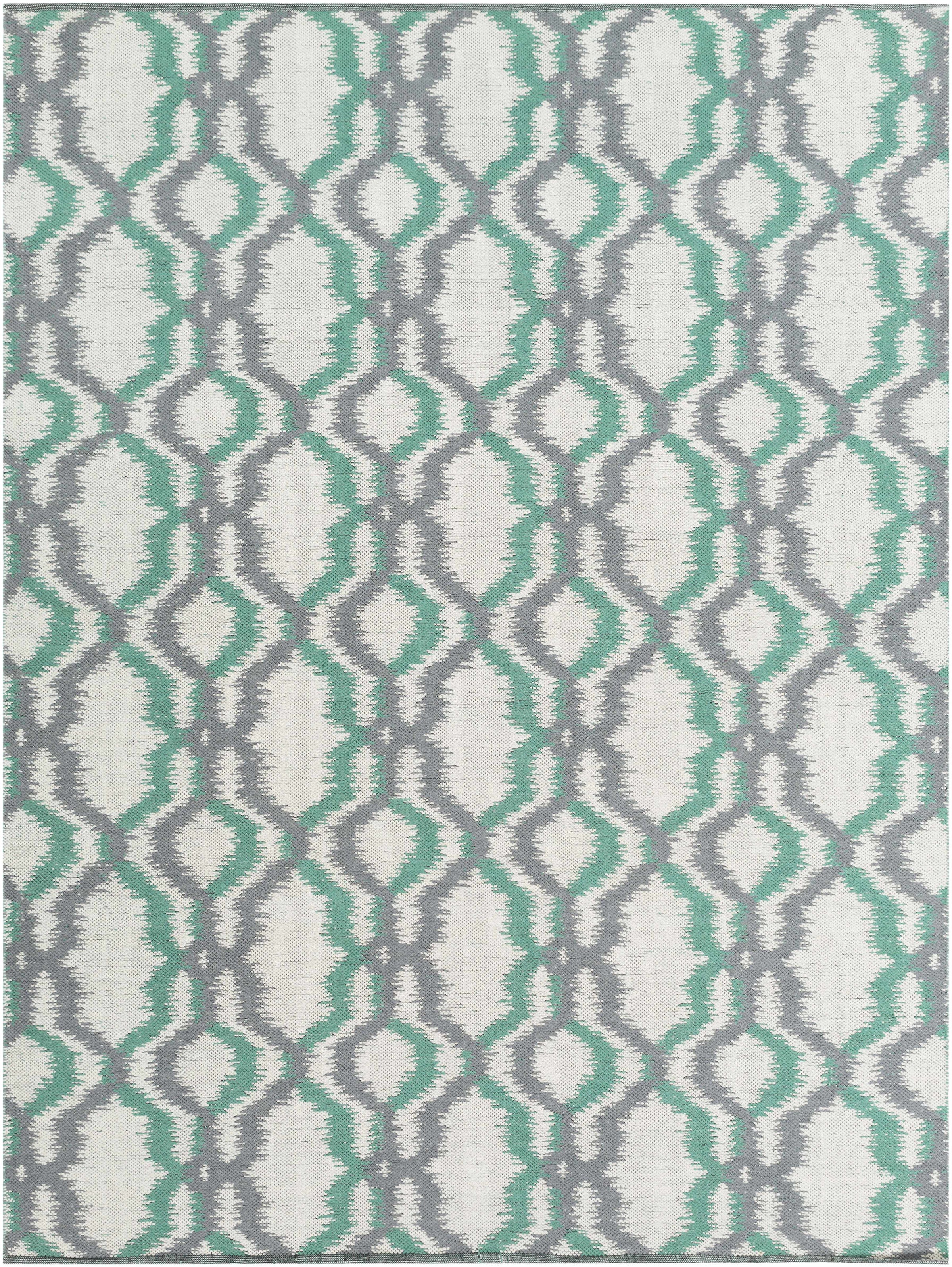 Ivory Hand Woven 100% Wool Modern Rectangle Handmade rug, Indoor use only, no fringe, non-washable. runner also available