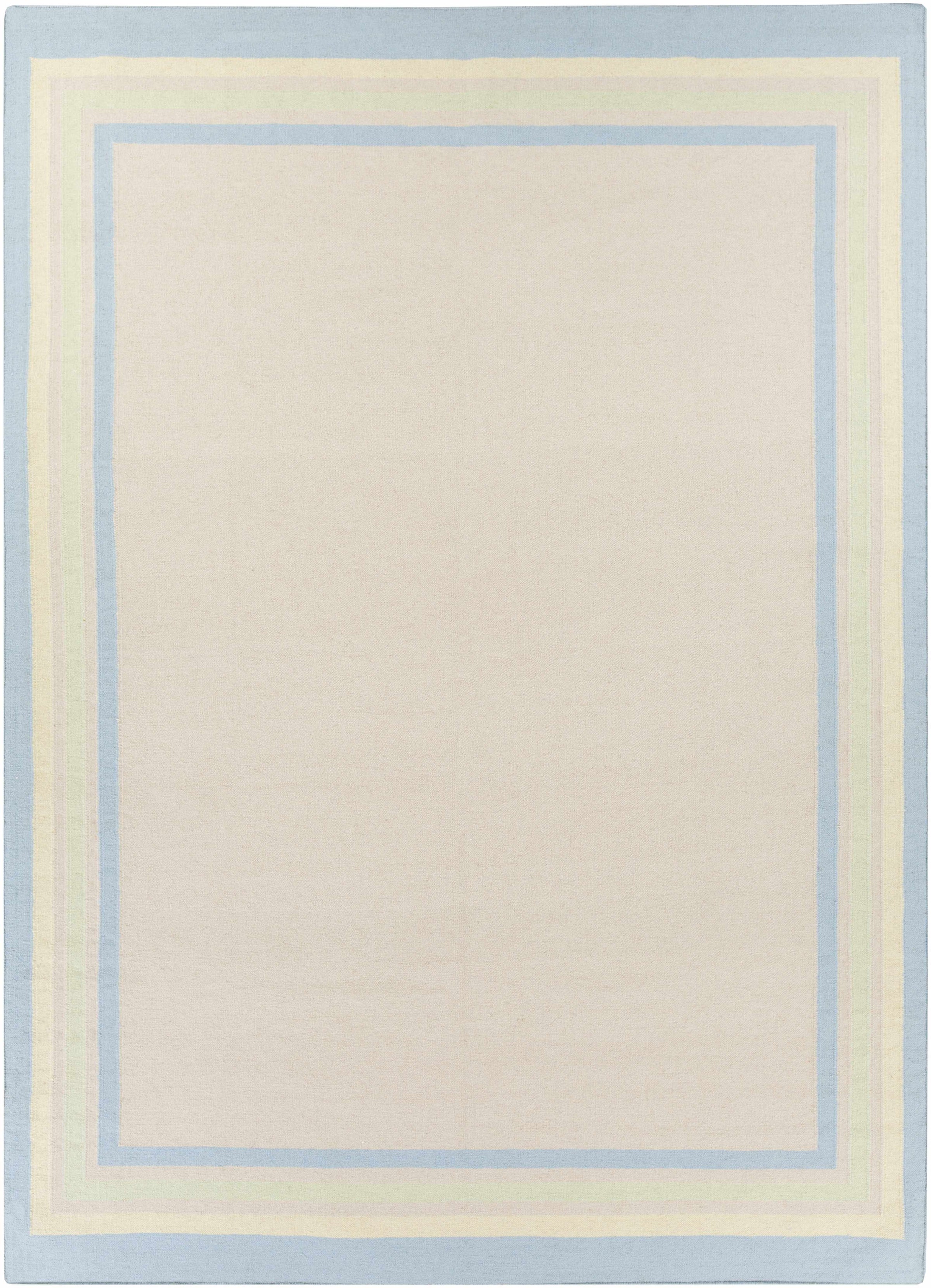 Ivory Hand Woven 100% Wool Cottage Rectangle Handmade rug, Indoor use only, no fringe, non-washable. runner also available