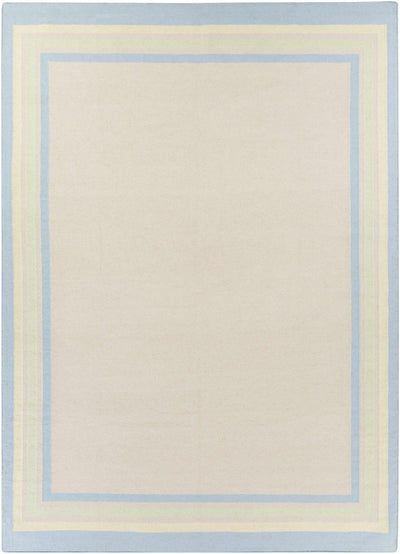 Ivory Hand Woven 100% Wool Cottage Rectangle Handmade rug, Indoor use only, no fringe, non-washable. runner also available