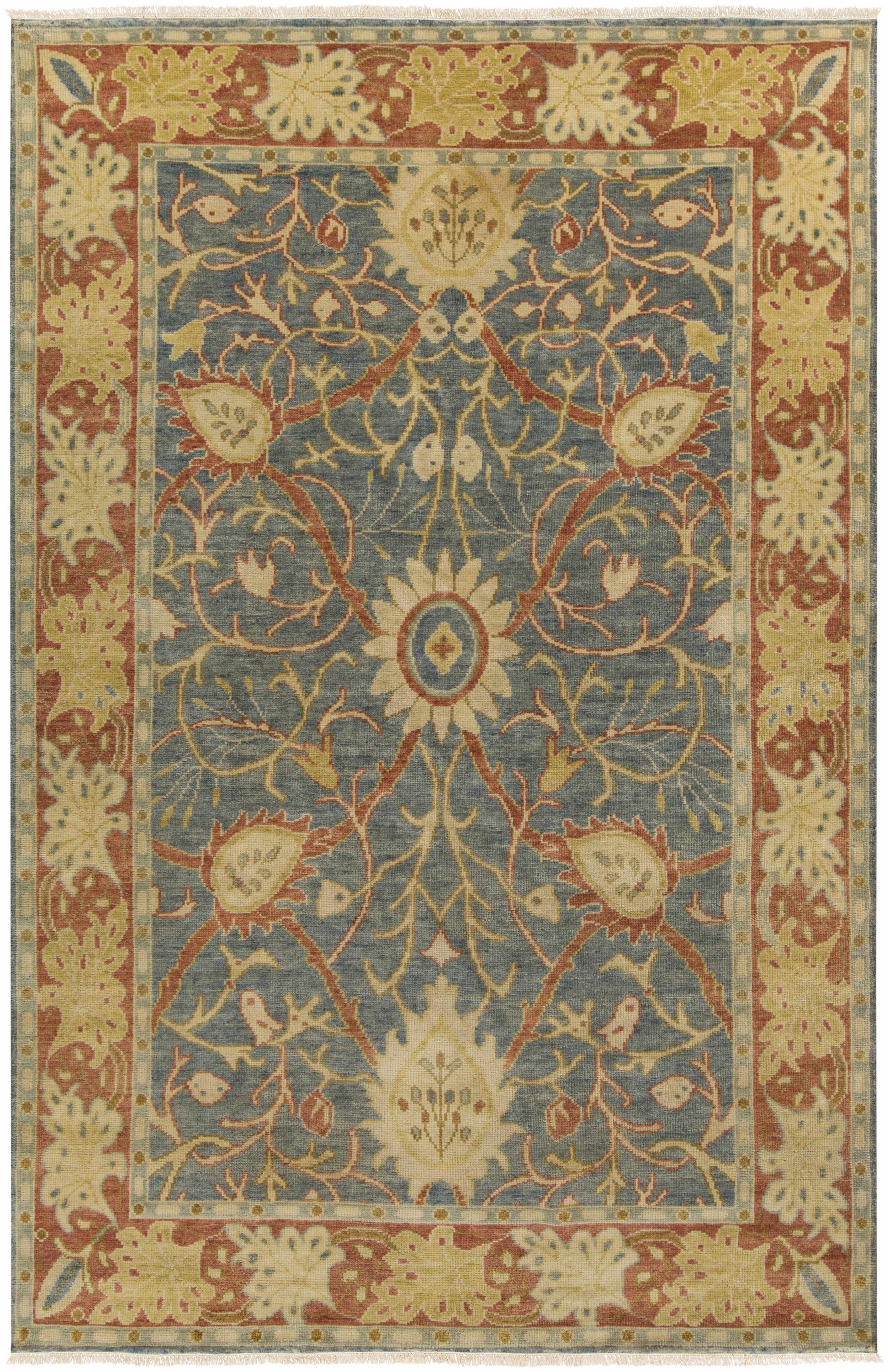 Hillcrest HIL-9016 Hand Knotted Rug