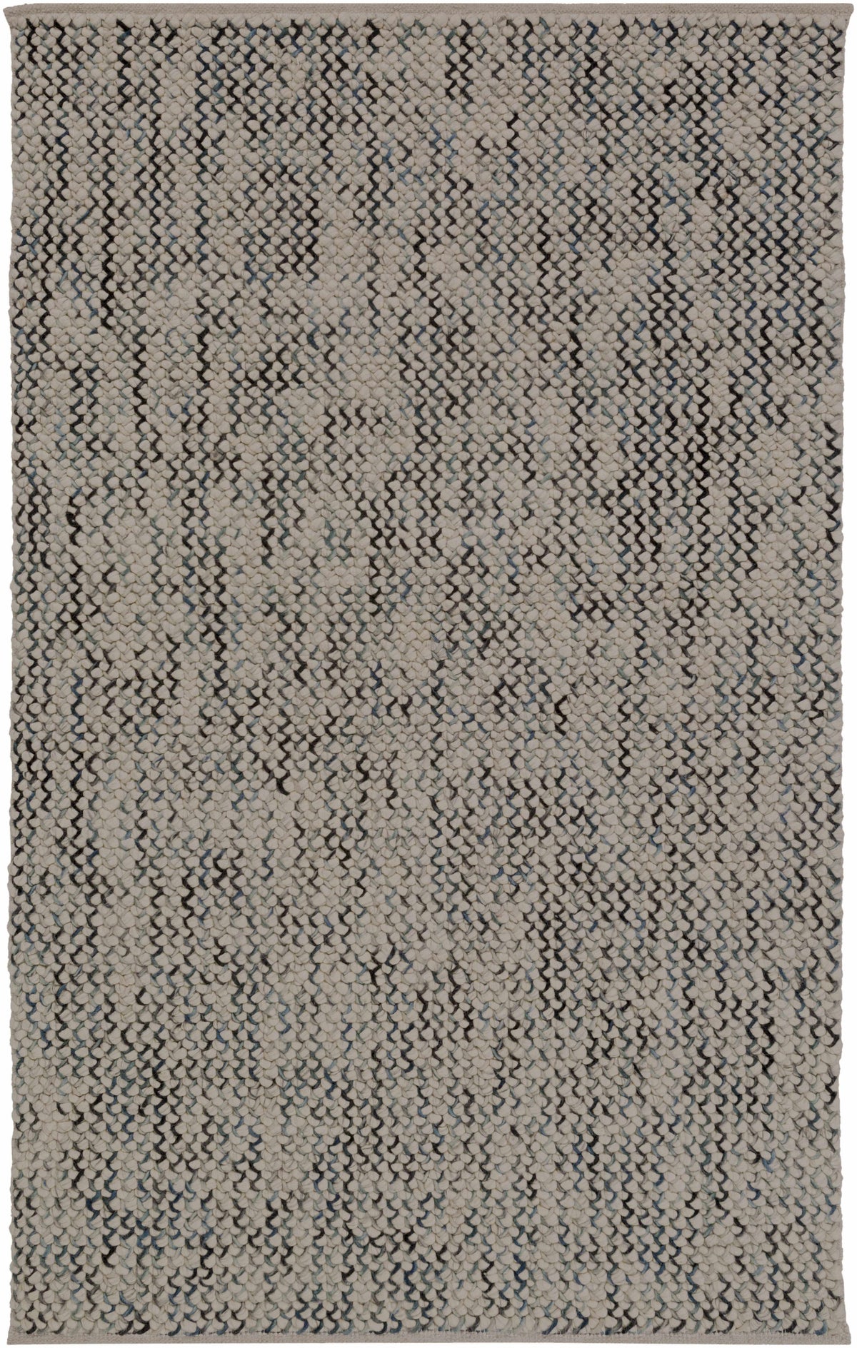 Brown Hand Woven 75% Wool, 25% Viscose Modern Rectangle Handmade rug, Indoor use only, no fringe, non-washable.