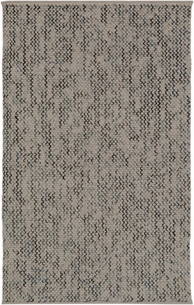 Brown Hand Woven 75% Wool, 25% Viscose Modern Rectangle Handmade rug, Indoor use only, no fringe, non-washable.