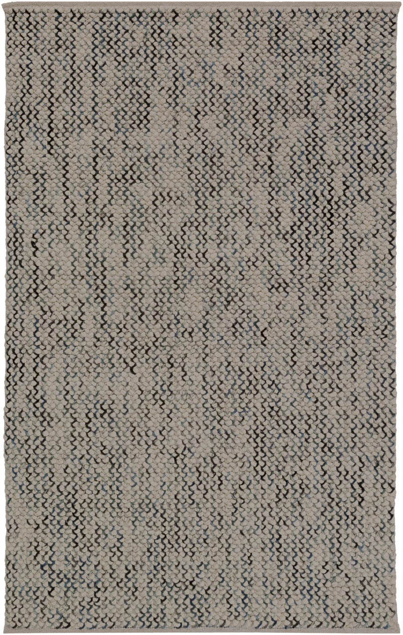 Brown Hand Woven 75% Wool, 25% Viscose Modern Rectangle Handmade rug, Indoor use only, no fringe, non-washable.
