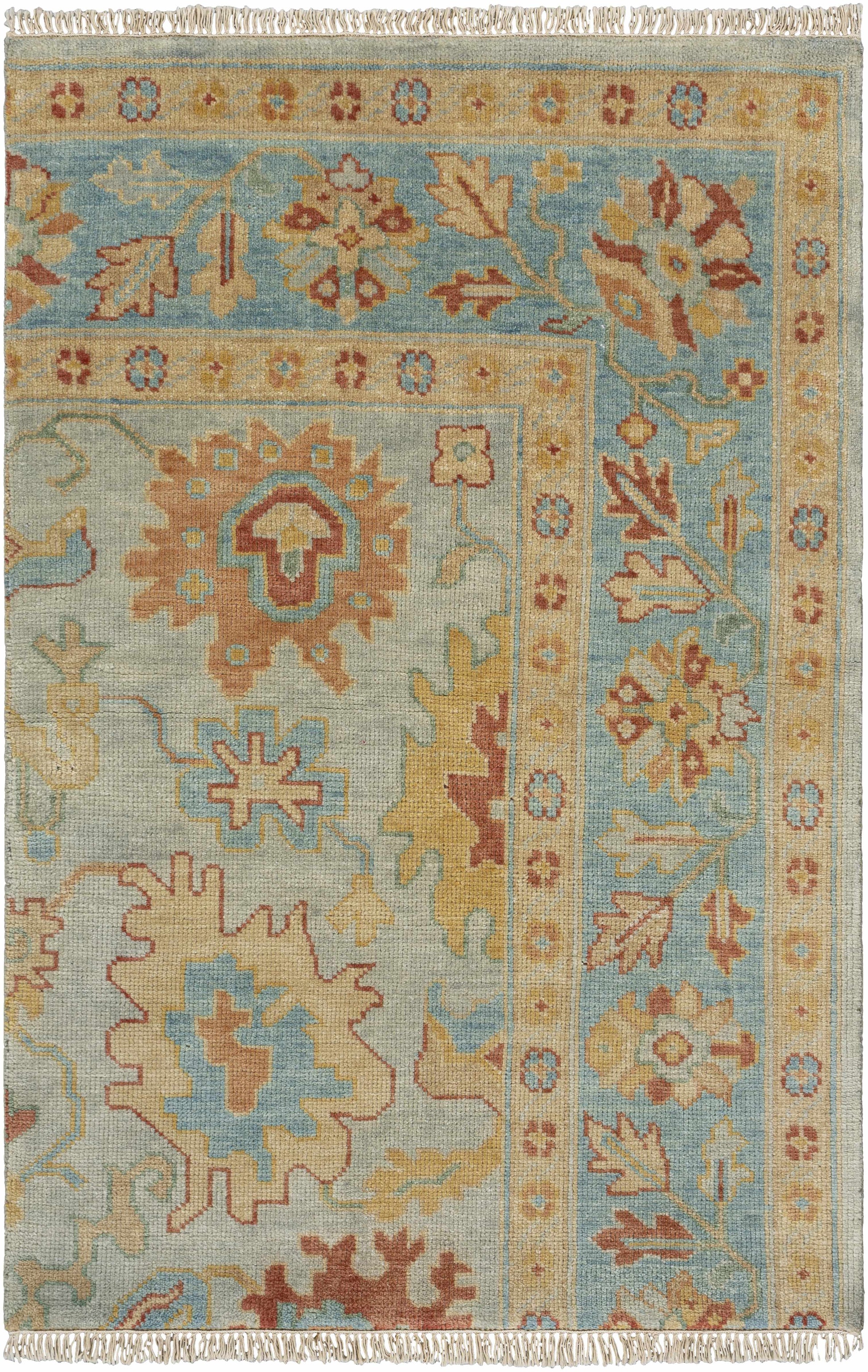 Hillcrest HIL-9045 Hand Knotted Rug