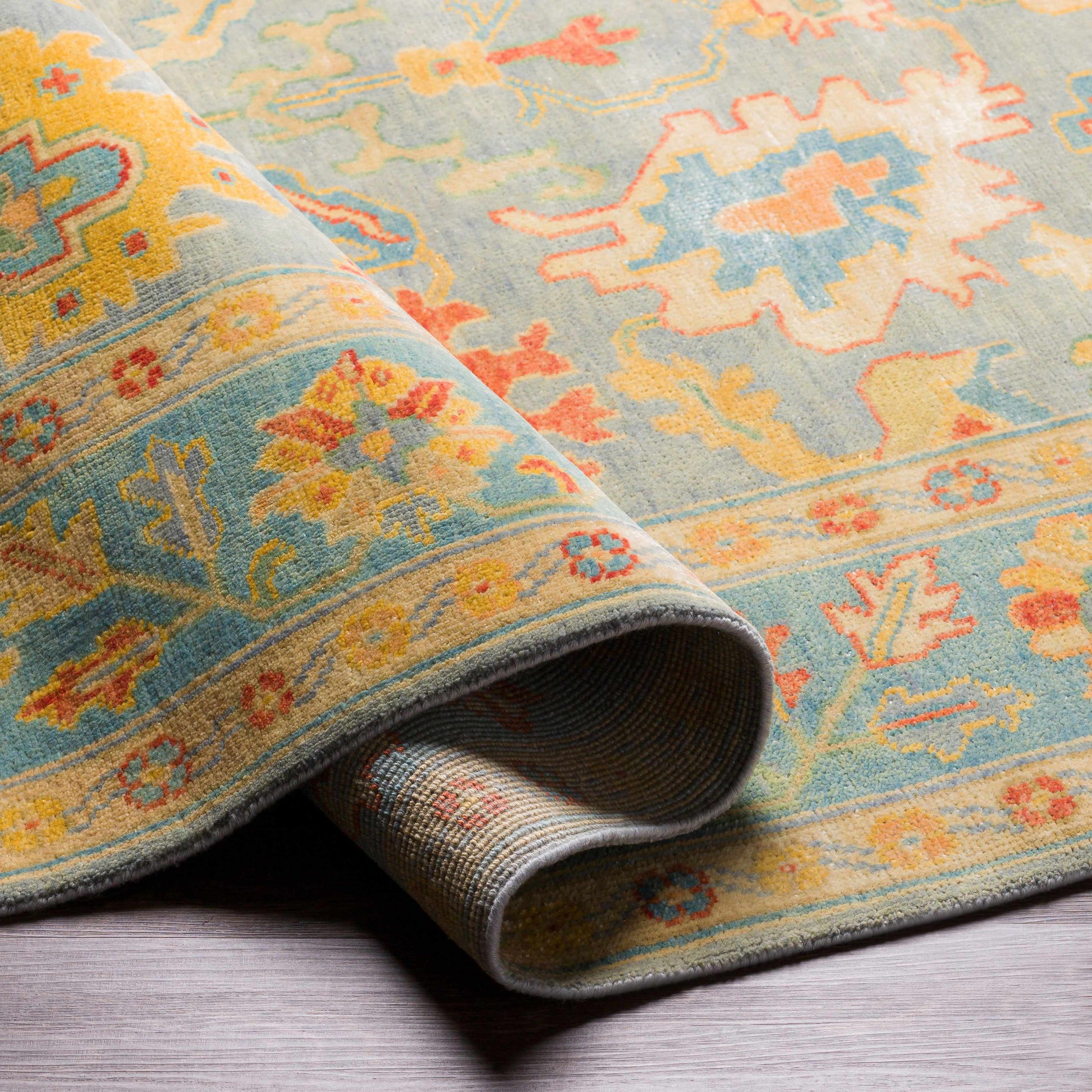 Hillcrest HIL-9045 Hand Knotted Rug