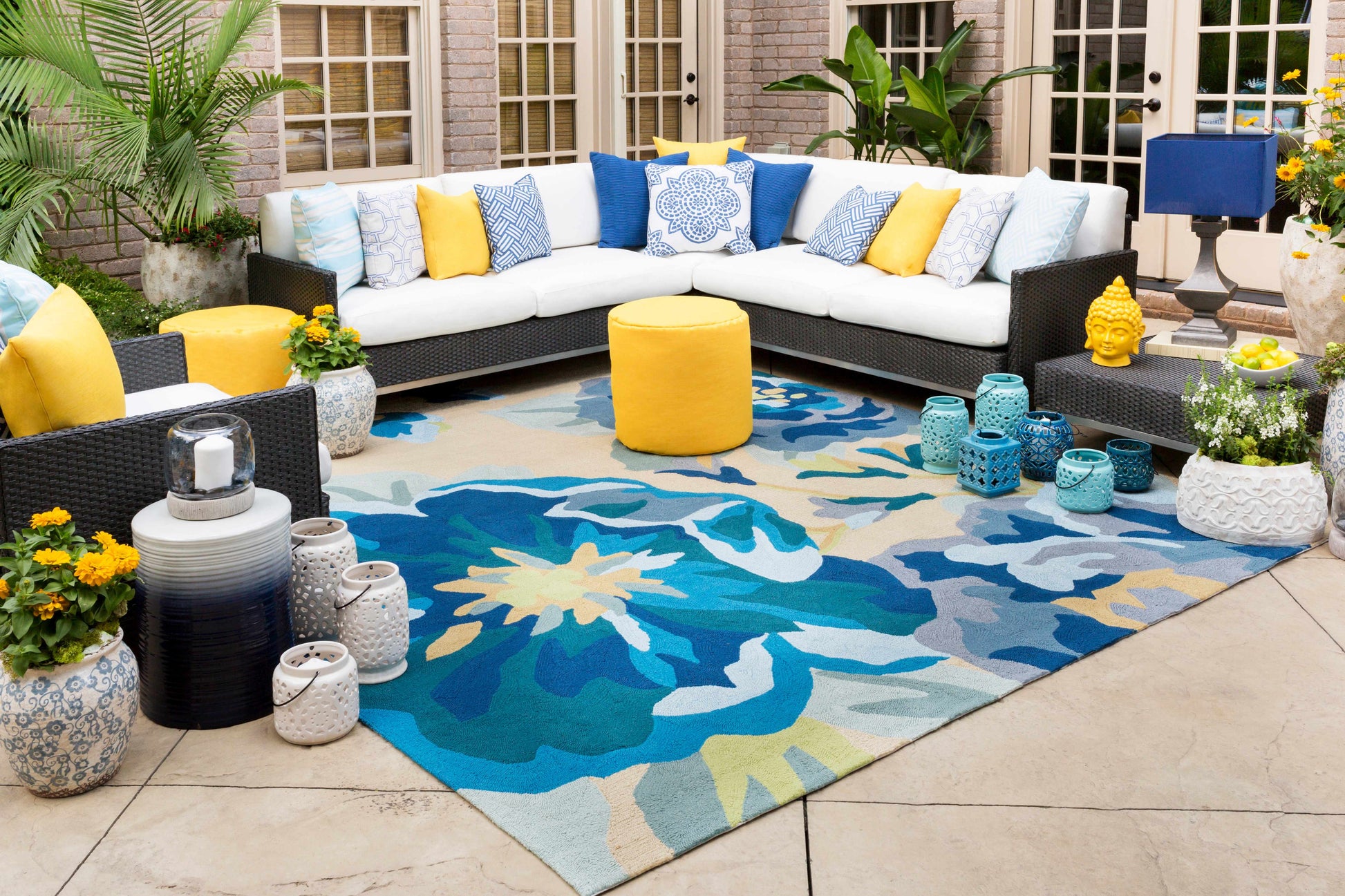 Rain RAI-1231 Hand Hooked Rug