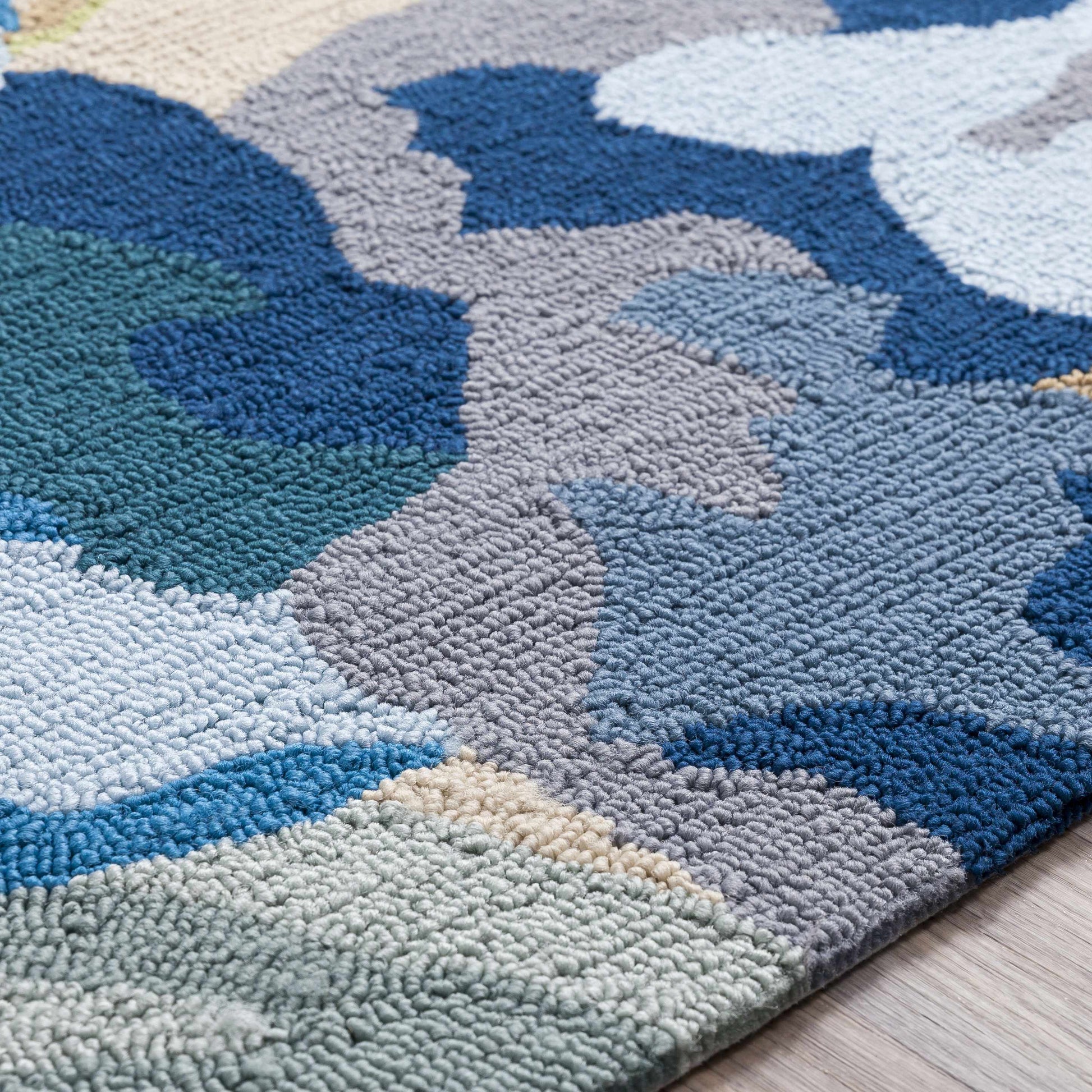 Rain RAI-1231 Hand Hooked Rug