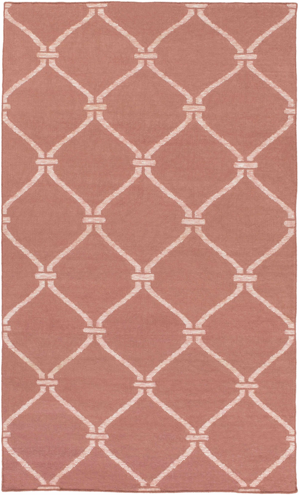 Dusty Pink Hand Woven 50% Wool, 30% Viscose, 20% Cotton Modern Rectangle Handmade rug, Indoor use only, no fringe, non-washable. runner also available
