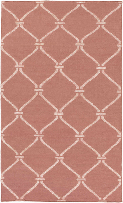 Dusty Pink Hand Woven 50% Wool, 30% Viscose, 20% Cotton Modern Rectangle Handmade rug, Indoor use only, no fringe, non-washable. runner also available