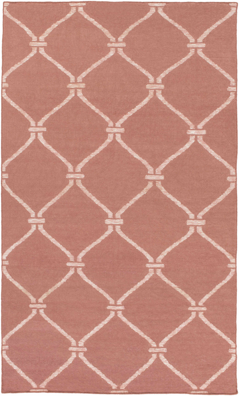 Dusty Pink Hand Woven 50% Wool, 30% Viscose, 20% Cotton Modern Rectangle Handmade rug, Indoor use only, no fringe, non-washable. runner also available