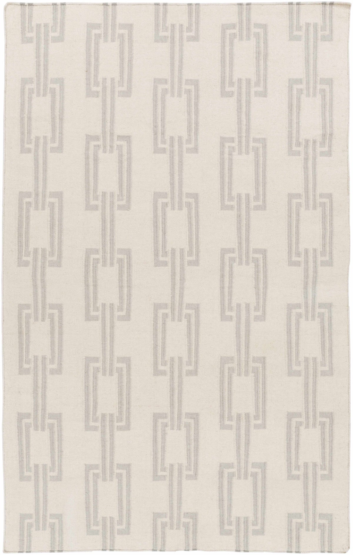 Beige Hand Woven 100% Wool Modern Rectangle Handmade rug, Indoor use only, no fringe, non-washable. runner also available