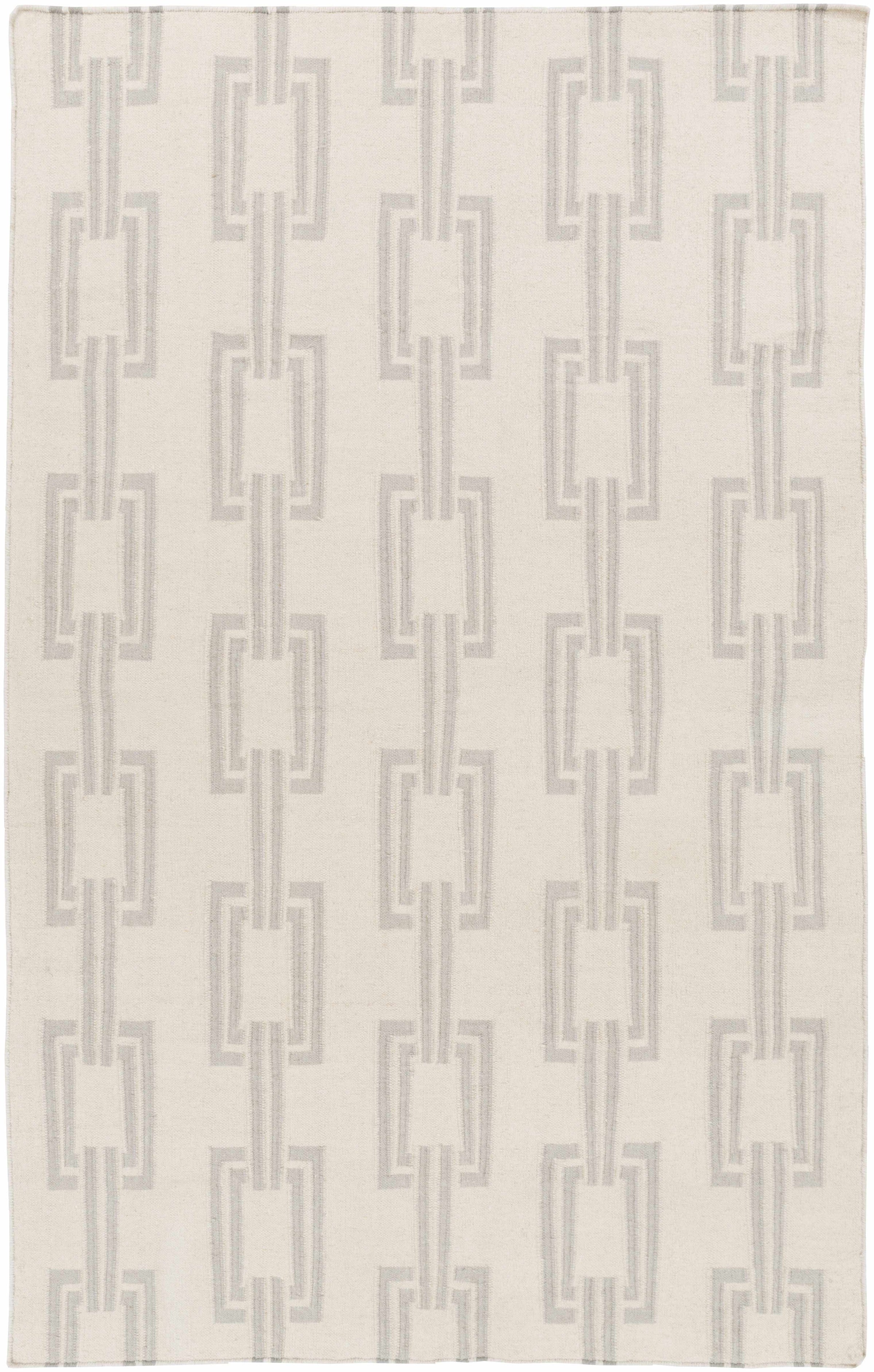 Beige Hand Woven 100% Wool Modern Rectangle Handmade rug, Indoor use only, no fringe, non-washable. runner also available