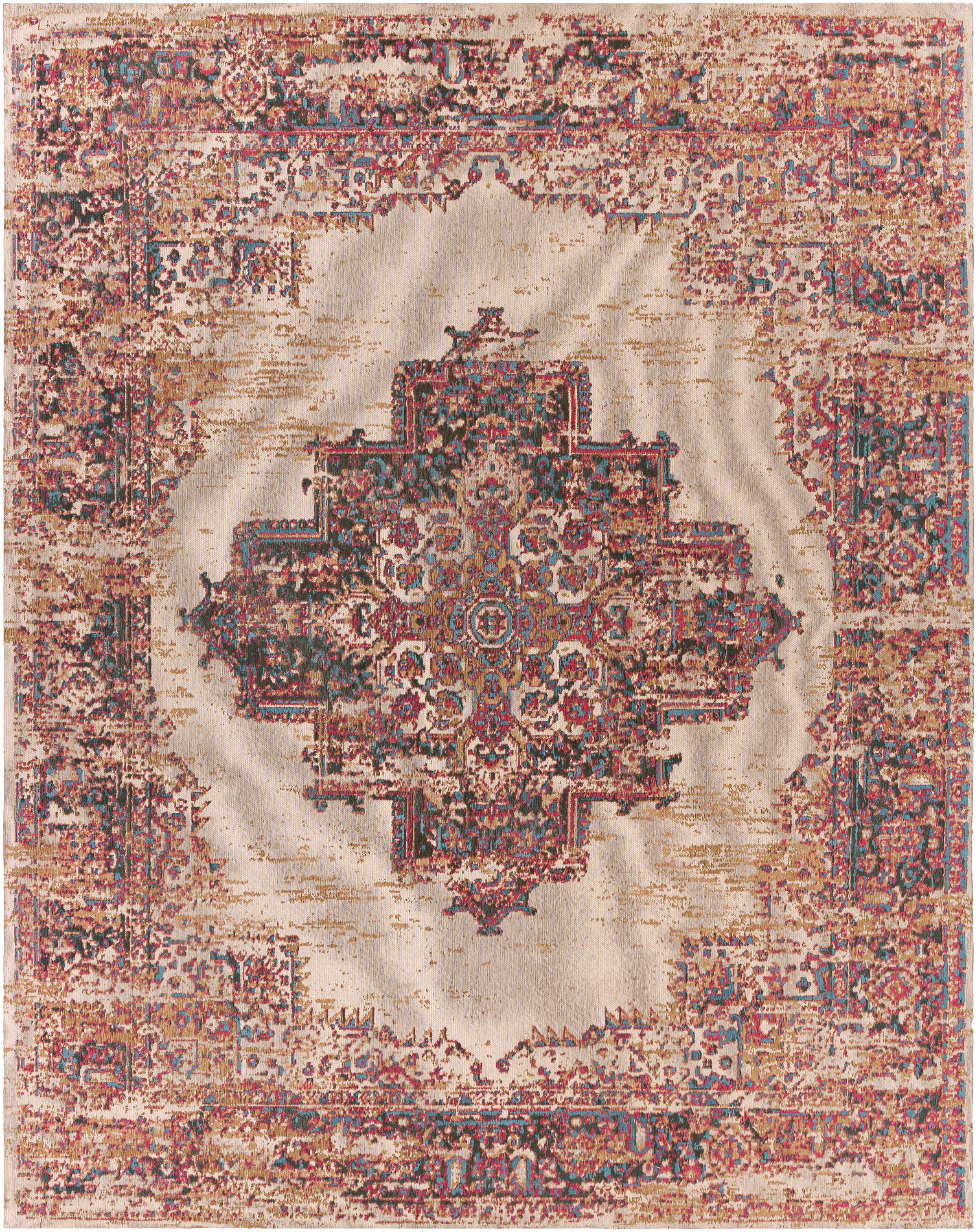 Red Hand Woven 100% Chenille-Polyester Traditional Rectangle Handmade rug, Indoor use only, no fringe, non-washable.