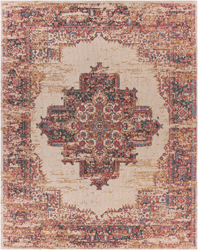 Red Hand Woven 100% Chenille-Polyester Traditional Rectangle Handmade rug, Indoor use only, no fringe, non-washable.