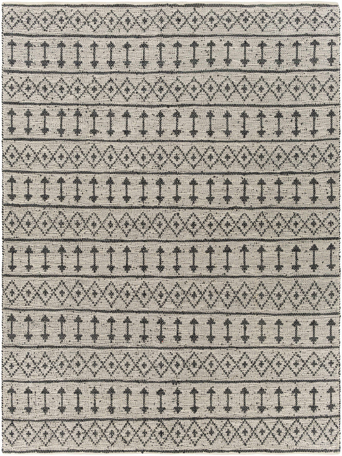 Light Beige Hand Woven 80% Leather, 20% Cotton Global Rectangle Handmade rug, Indoor use only, no fringe, non-washable.