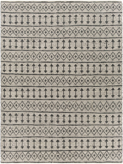 Light Beige Hand Woven 80% Leather, 20% Cotton Global Rectangle Handmade rug, Indoor use only, no fringe, non-washable.