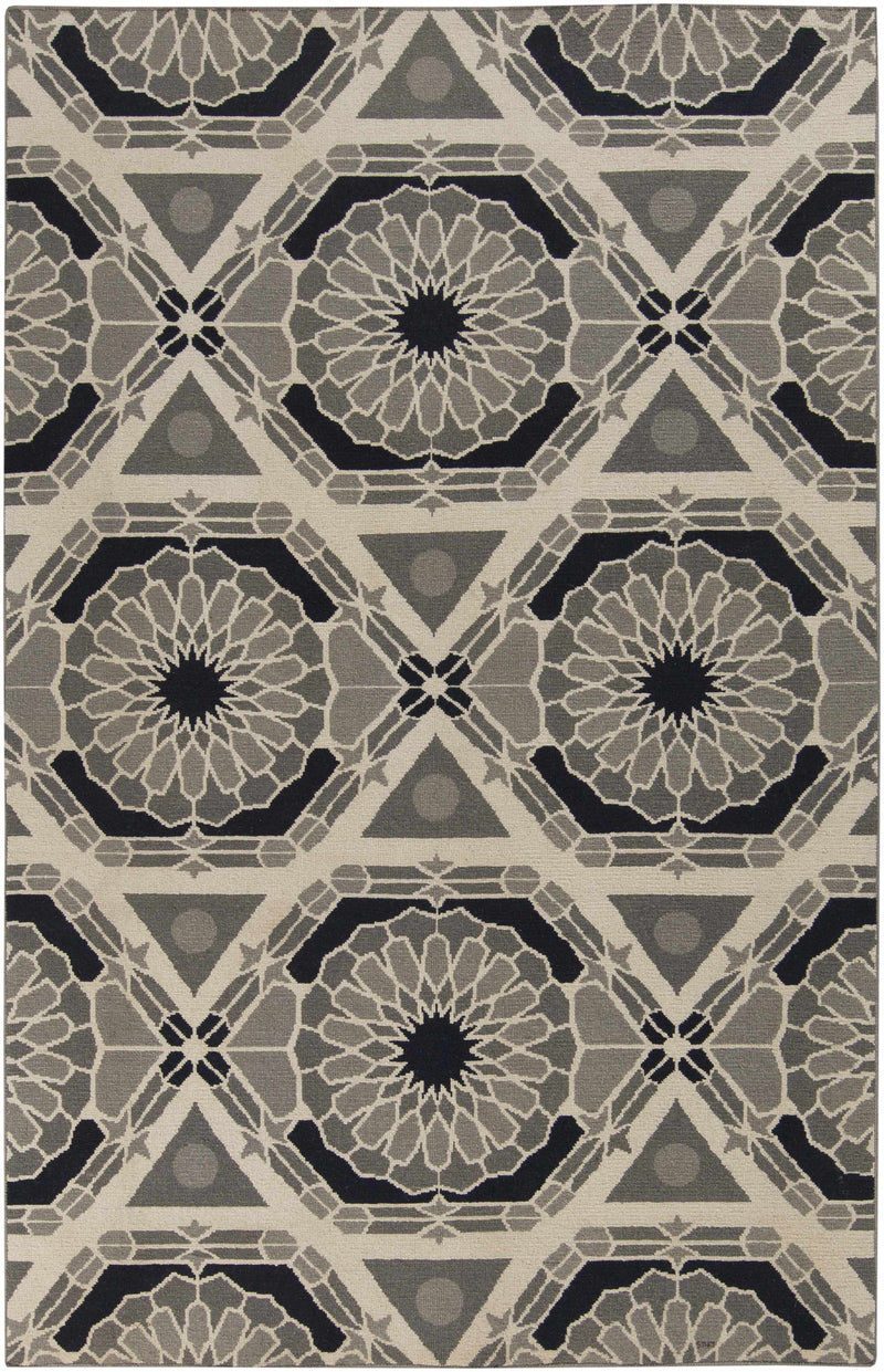 Beige Hand Knotted 100% Wool Modern Rectangle Handmade rug, Indoor use only, no fringe, non-washable. runner also available