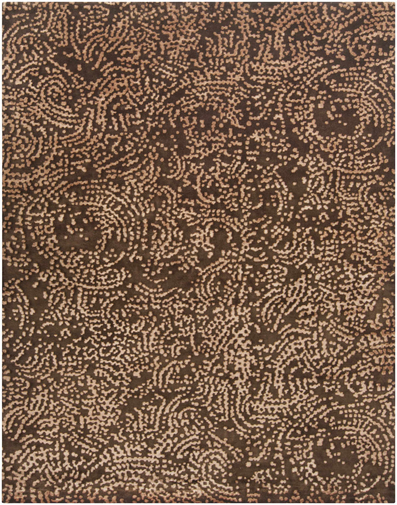 Multicolor Hand Knotted 70% NZ Wool, 30% Viscose Modern Rectangle Handmade rug, Indoor use only, no fringe, non-washable.