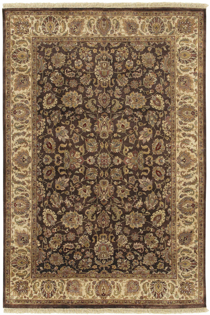 Beige Hand Knotted 100% NZ Wool Traditional Rectangle Handmade rug, Indoor use only, no fringe, non-washable. round, runner also available