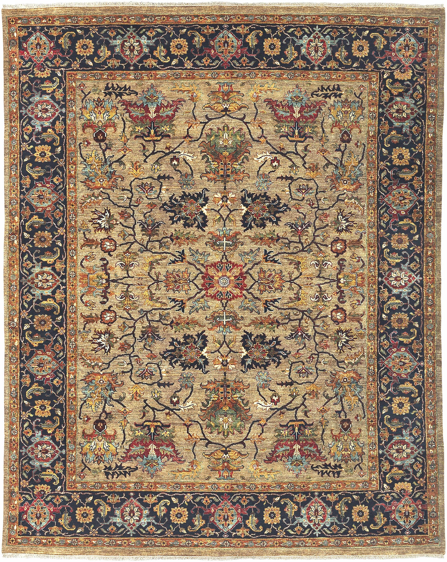 Bursa BUR-9117 Hand Knotted Rug