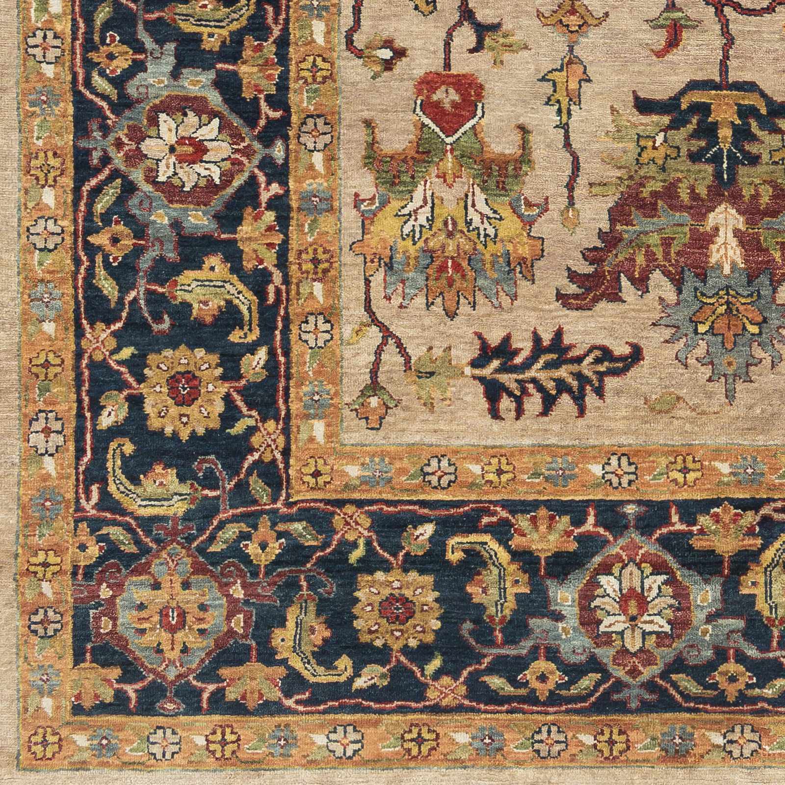 Bursa BUR-9117 Hand Knotted Rug