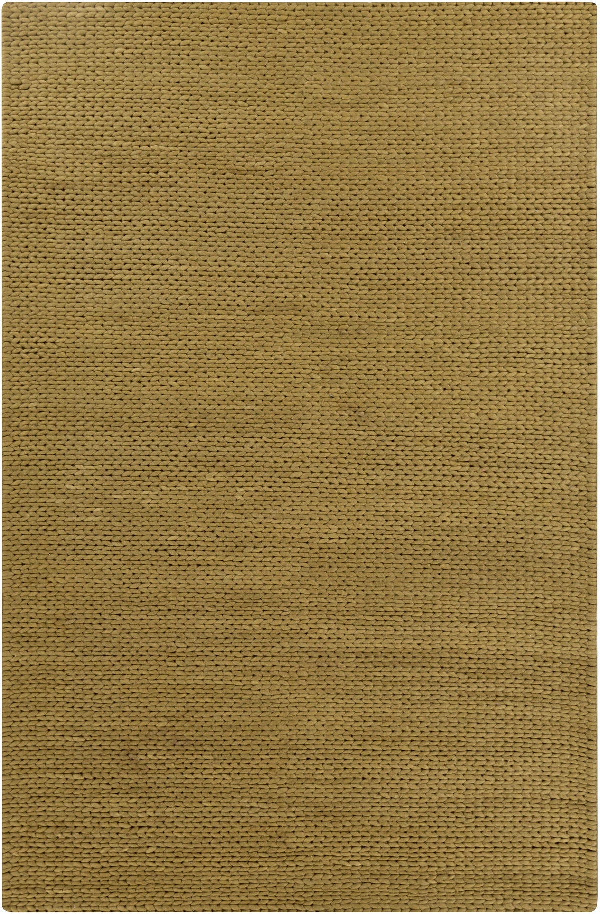 Light Brown Hand Woven 100% Wool Cottage Rectangle Handmade rug, Indoor use only, no fringe, non-washable.