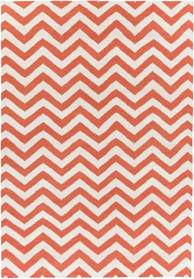 Red Hand Woven 100% Wool Modern Rectangle Handmade rug, Indoor use only, no fringe, non-washable. runner also available