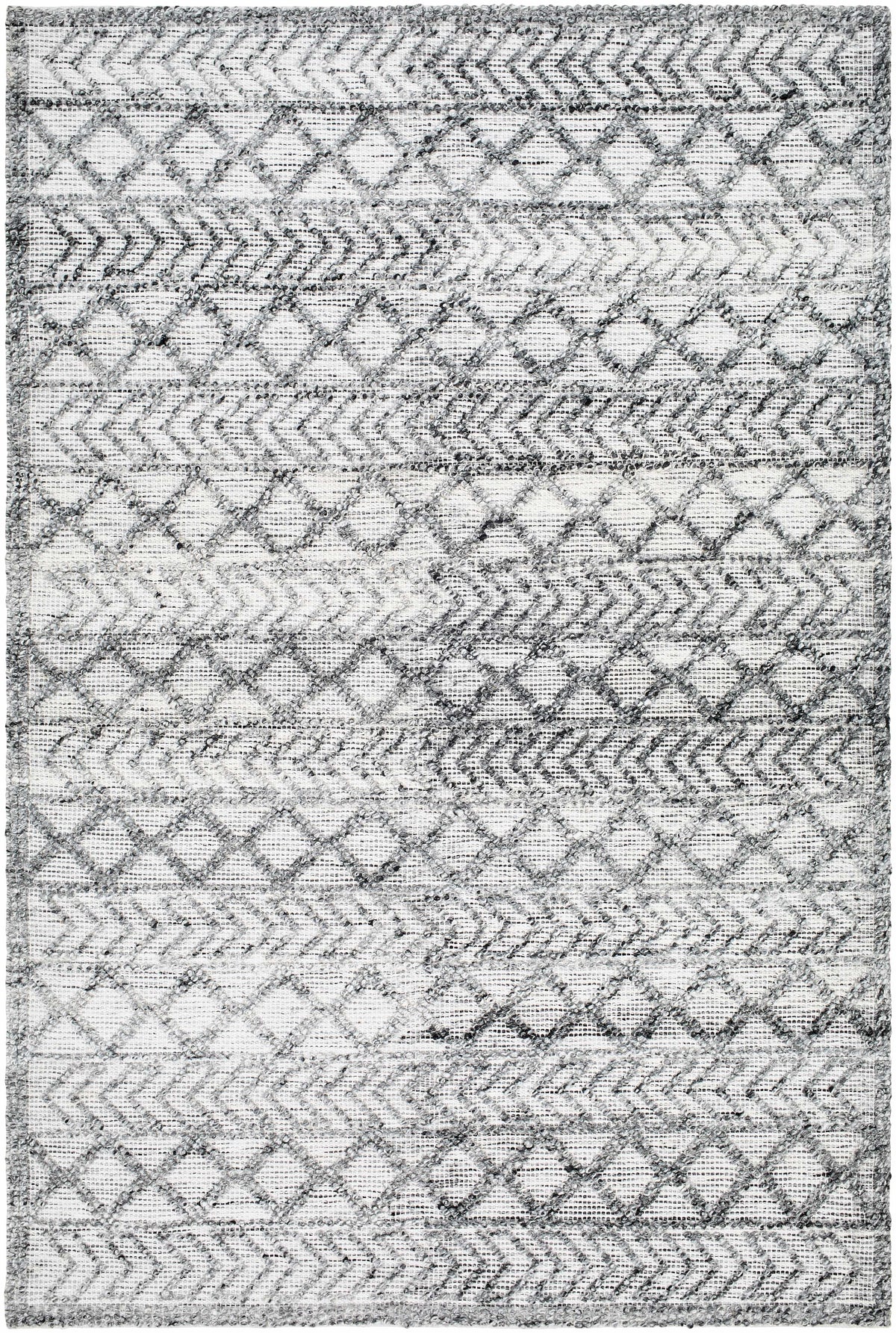 Light Gray Hand Woven 100% Recycled PET Yarn Global Rectangle Handmade rug, Indoor use only, no fringe, non-washable. runner also available