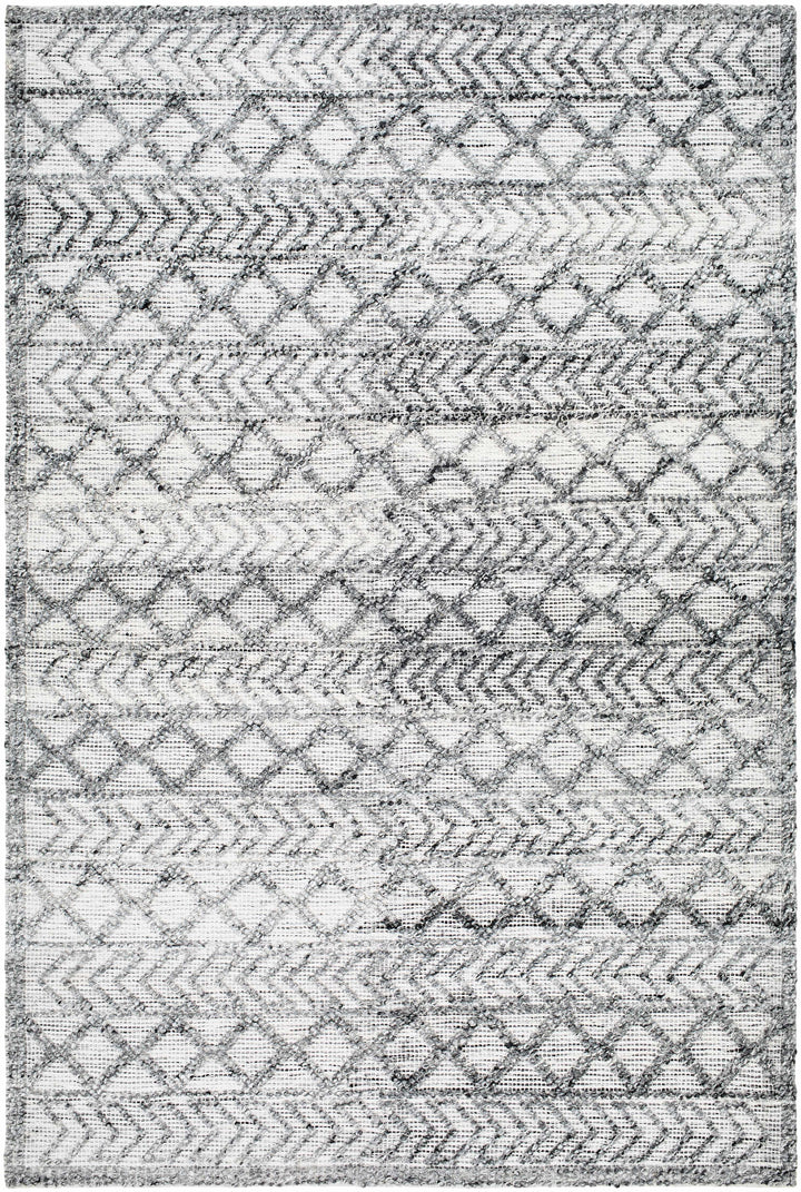 Light Gray Hand Woven 100% Recycled PET Yarn Global Rectangle Handmade rug, Indoor use only, no fringe, non-washable. runner also available
