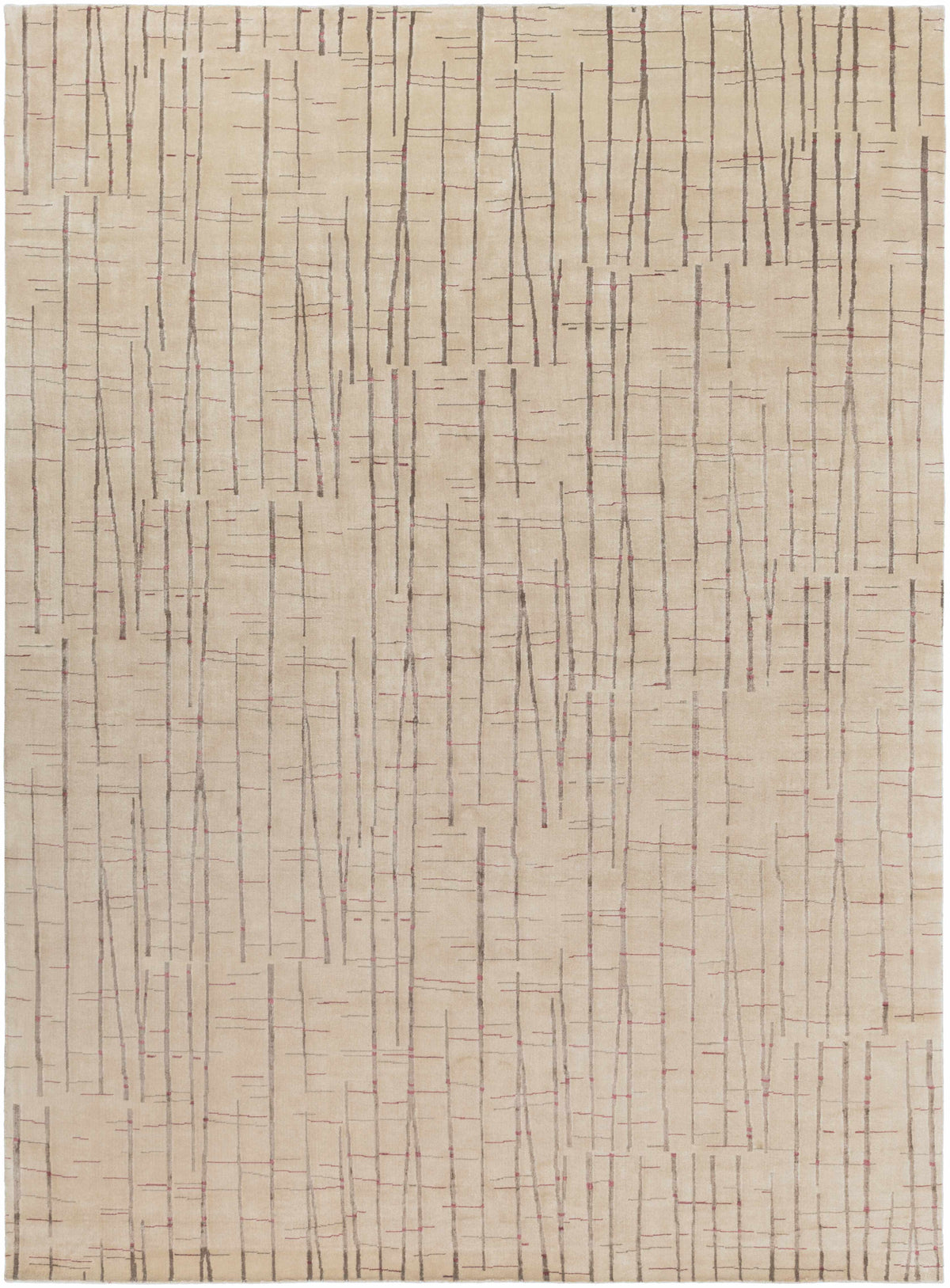 Mustard Hand Knotted 70% NZ Wool, 30% Viscose Cottage Rectangle Handmade rug, Indoor use only, no fringe, non-washable.
