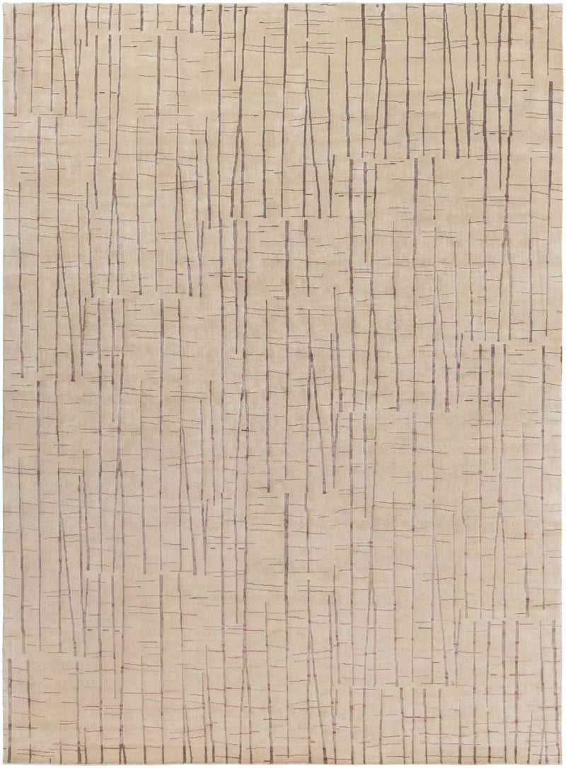 Mustard Hand Knotted 70% NZ Wool, 30% Viscose Cottage Rectangle Handmade rug, Indoor use only, no fringe, non-washable.