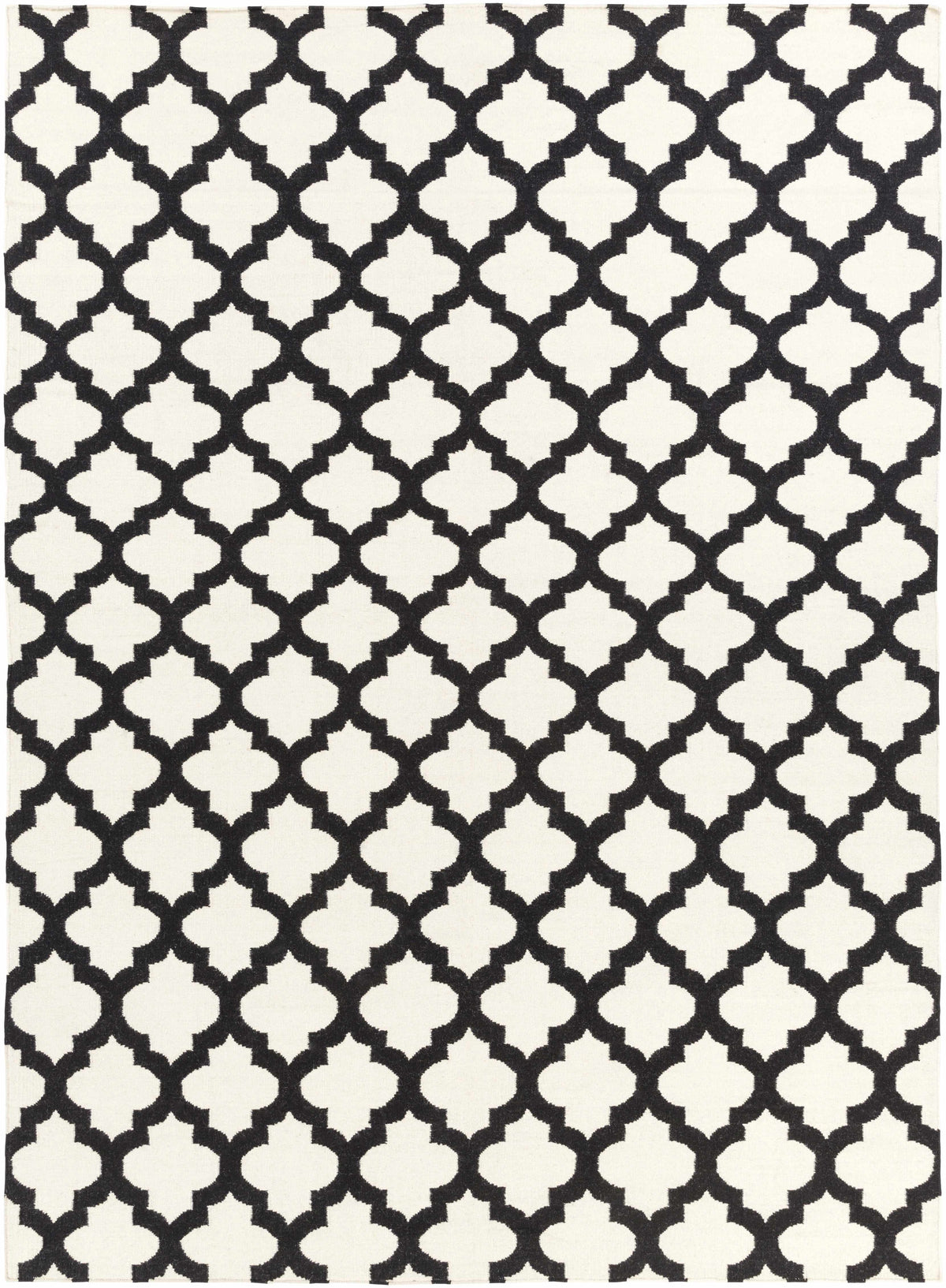 Ivory Hand Woven 100% Wool Modern Rectangle Handmade rug, Indoor use only, no fringe, non-washable.
