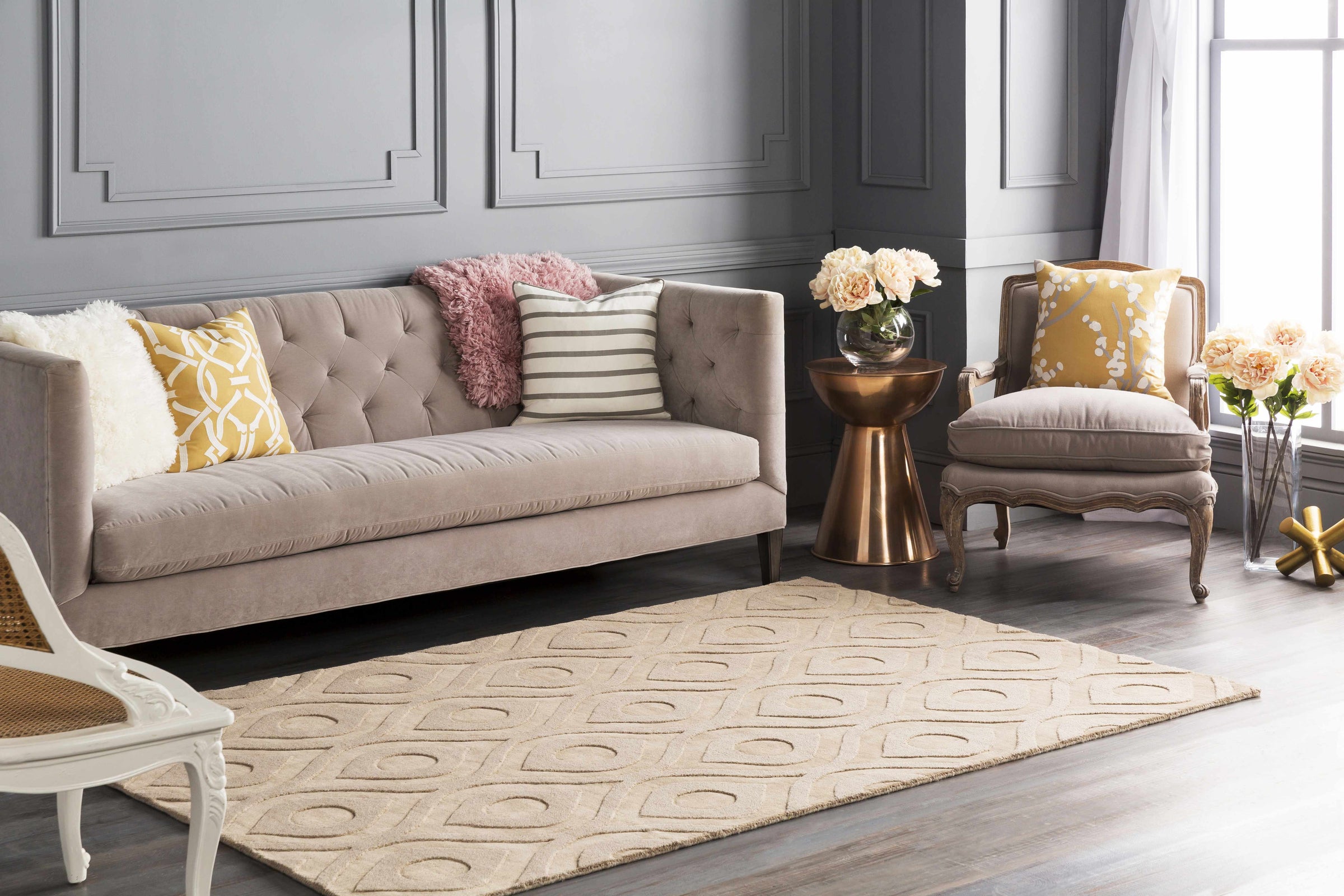 Central Park AWHP-4003 Hand Loomed Rug