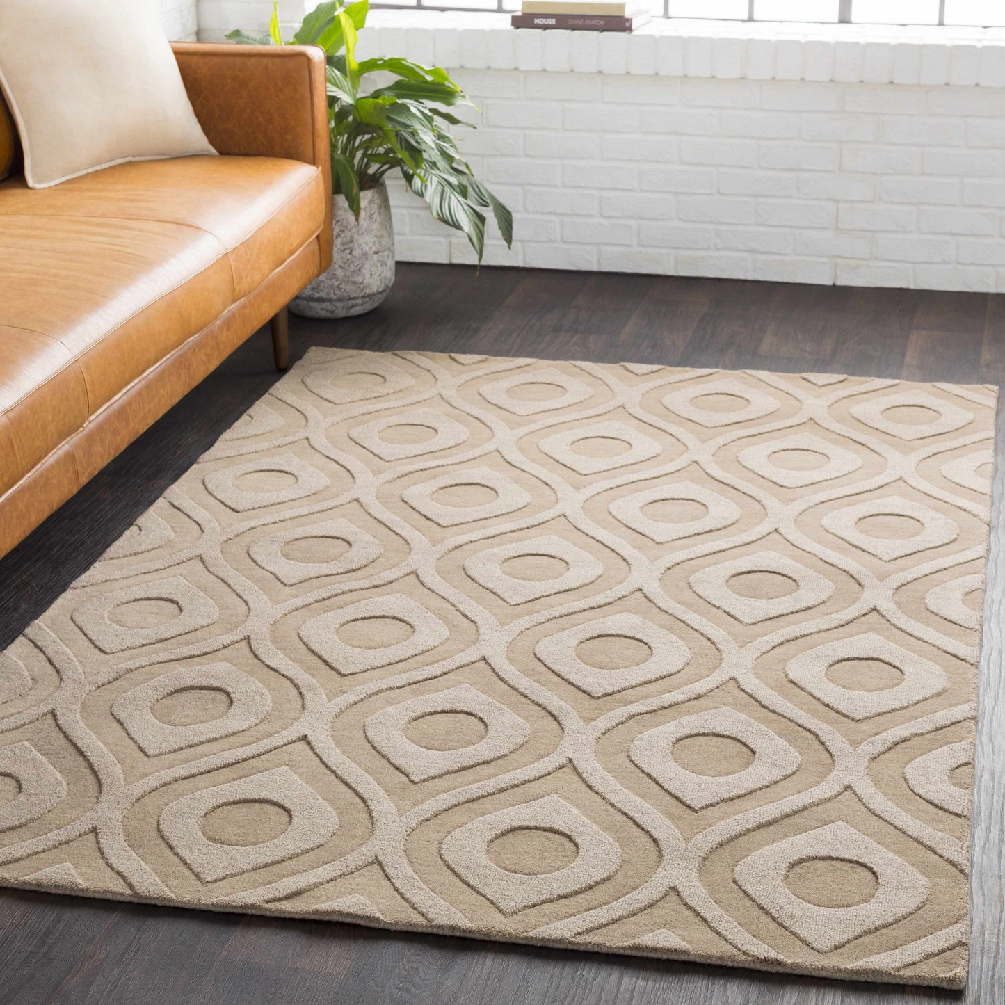 Central Park AWHP-4003 Hand Loomed Rug