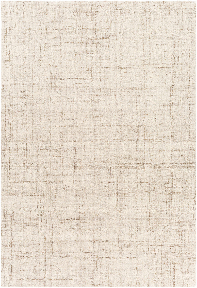 Tan Hand Tufted 100% Wool Modern Rectangle Handmade rug, Indoor use only, no fringe, non-washable.