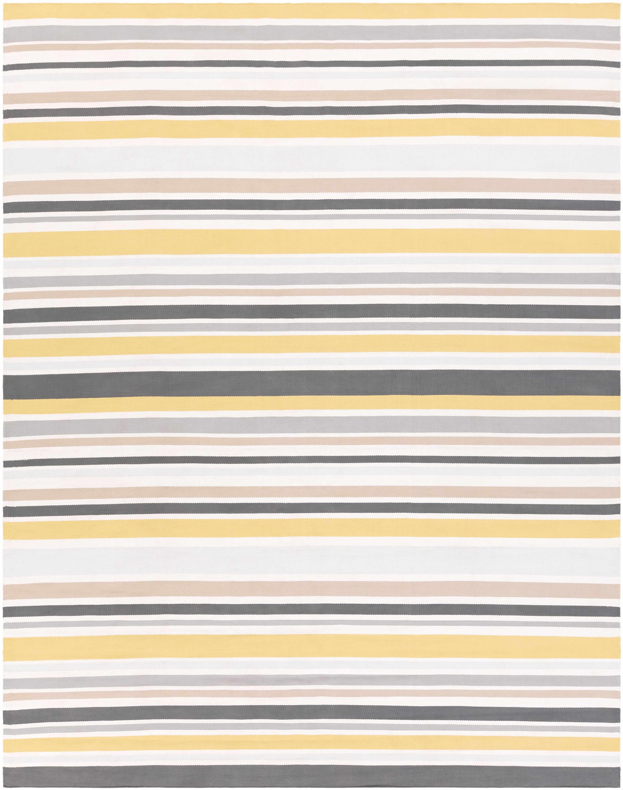 Ivory Hand Woven 100% Olefin Modern Rectangle Handmade rug, outdoor-safe, no fringe, non-washable.