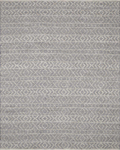 Dark Blue Hand Woven 65% Viscose, 35% Wool Global Rectangle Handmade rug, Indoor use only, no fringe, non-washable. runner also available