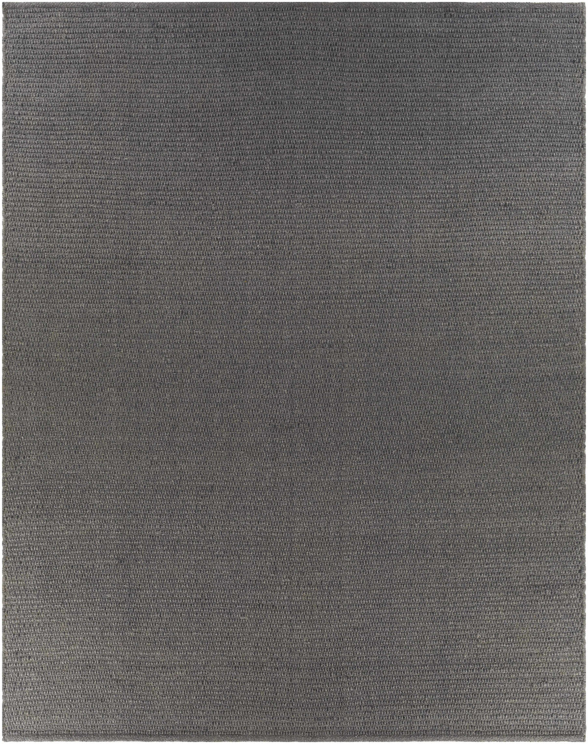 Medium Gray Hand Woven 100% Recycled PET Yarn Modern Rectangle Handmade rug, Indoor use only, no fringe, non-washable. runner also available